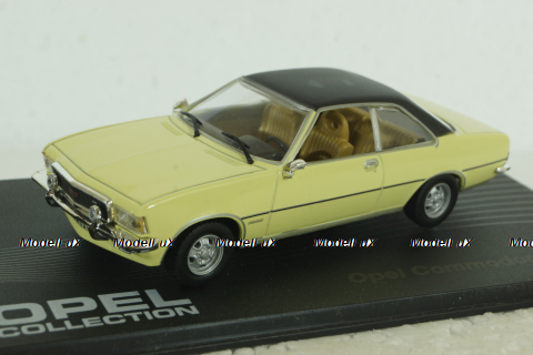 Opel Commondore B GS/E 1972, yellow, OPC014, Opel Collection #14 1:43
