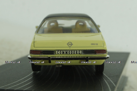 Opel Commondore B GS/E 1972, yellow, OPC014, Opel Collection #14 1:43