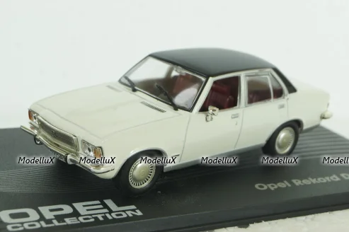Opel Rekord D 2,1 Liter 1973 white, OPC020, Opel Collection #20 1:43