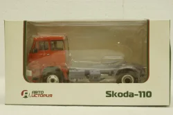 Skoda-110 тягач, красный, АвтоИстория 1:43
