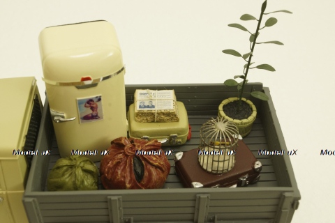 Газ-51 "Переезд" с дерево металлической кабиной, 1946г., Сарлаб 1:43