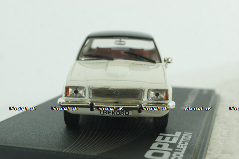 Opel Rekord D 2,1 Liter 1973 white, OPC020, Opel Collection #20 1:43