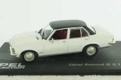 Opel Rekord D 2,1 Liter 1973 white, OPC020, Opel Collection #20 1:43
