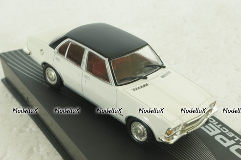 Opel Rekord D 2,1 Liter 1973 white, OPC020, Opel Collection #20 1:43