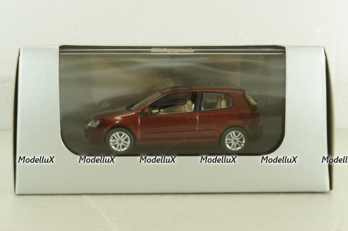 Volkswagen Golf V 2door, 2003, red, 821930110, Schuco 1:43