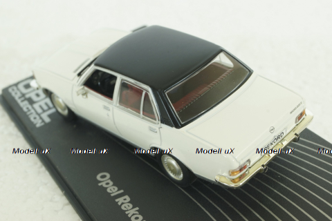 Opel Rekord D 2,1 Liter 1973 white, OPC020, Opel Collection #20 1:43