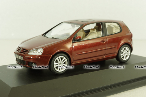 Volkswagen Golf V 2door, 2003, red, 821930110, Schuco 1:43