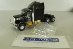 Kenworth W900 tractor with sleeper, black, 111858, Eligor 1:43