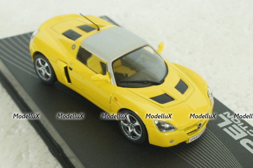 Opel Speedster 2000 yellow, OPC028, Opel Collection #28 1:43
