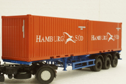 Маз-938920 контейнеровоз, п/прицеп, 102163, АвтоИстория 1:43