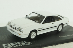 Opel Manta B GT/E 1977 white, OPC011, Opel Collection #11 1:43