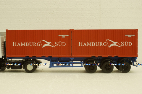 Маз-938920 контейнеровоз, п/прицеп, 102163, АвтоИстория 1:43