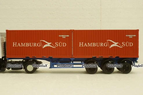 Маз-938920 контейнеровоз, п/прицеп, 102163, АвтоИстория 1:43