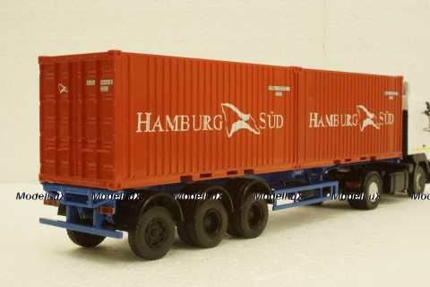 Маз-938920 контейнеровоз, п/прицеп, 102163, АвтоИстория 1:43