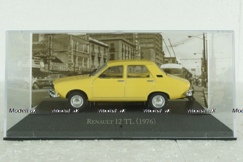 Renault R12 TL 1976, yellow, Grandes Autos, Altaya 1:43