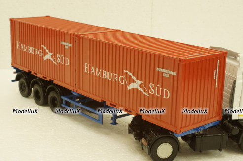 Маз-938920 контейнеровоз, п/прицеп, 102163, АвтоИстория 1:43