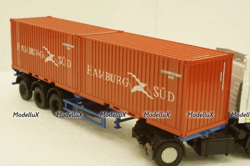 Маз-938920 контейнеровоз, п/прицеп, 102163, АвтоИстория 1:43