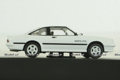 Opel Manta B GT/E 1977 white, OPC011, Opel Collection #11 1:43