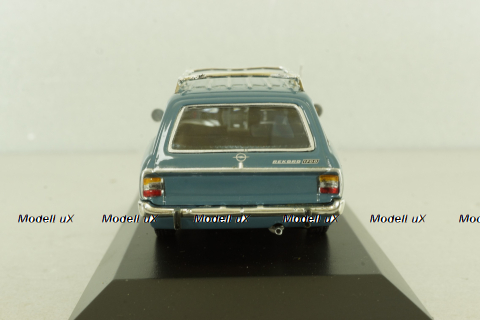 Opel Rekord (C) break 1966, blue, 430046111, Minichamps 1:43