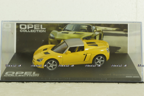 Opel Speedster 2000 yellow, OPC028, Opel Collection #28 1:43