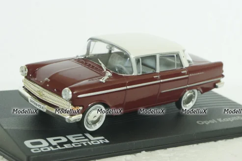 Opel Kapitan PII 1959, red, OPC018, Opel Collection #18 1:43