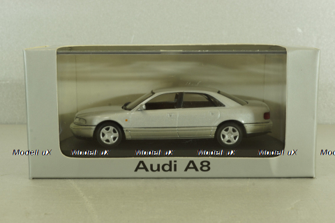 Audi A8 (D2) 1994, silver, 132100, Minichamps 1:43
