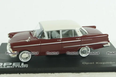 Opel Kapitan PII 1959, red, OPC018, Opel Collection #18 1:43