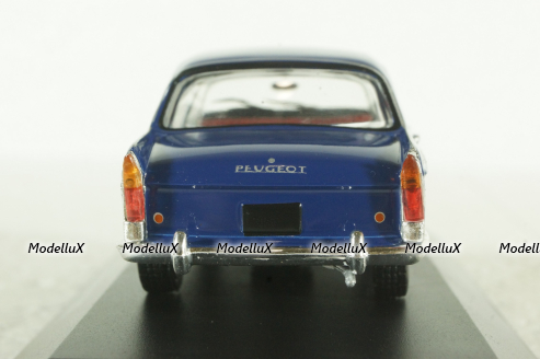Peugeot 404, 1962, blue, Grandes Autos, Altaya 1:43