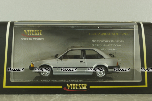 Ford Escort MK3 GL 1981, silver, 24834R, Vitesse 1:43