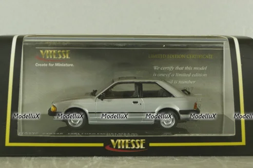 Ford Escort MK3 GL 1981, silver, 24834R, Vitesse 1:43