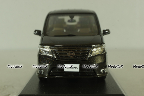 Nissan Serena Highway Star, Gybrid 2014, brown, 03871TB, Kyosho 1:43