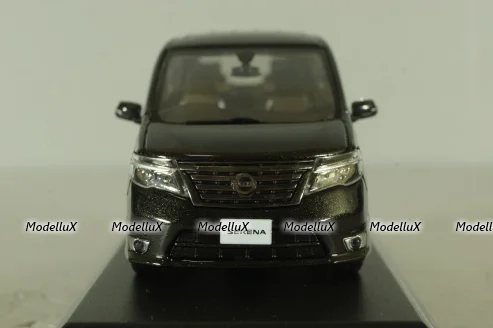 Nissan Serena Highway Star, Gybrid 2014, brown, 03871TB, Kyosho 1:43