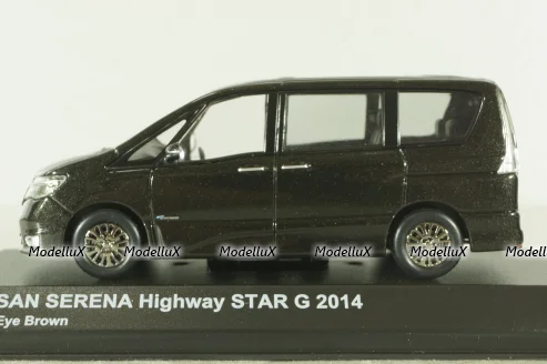 Nissan Serena Highway Star, Gybrid 2014, brown, 03871TB, Kyosho 1:43