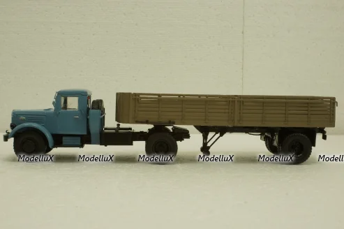 Маз-200В с п/прицепом Маз-5215, АвтоИстория 1:43