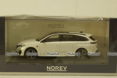Peugeot 308 Sw Gt Pearl White 2021, 473937, Norev 1:43