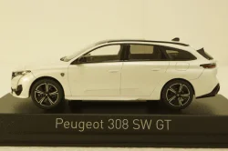 Peugeot 308 Sw Gt Pearl White 2021, 473937, Norev 1:43