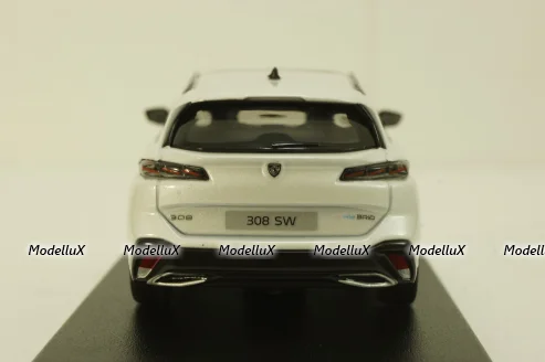 Peugeot 308 Sw Gt Pearl White 2021, 473937, Norev 1:43