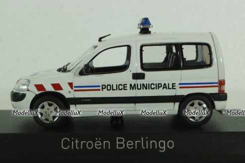 Citroën Berlingo Police Municipale 2004, white, 155725, Norev 1:43