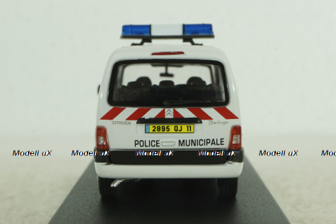 Citroën Berlingo Police Municipale 2004, white, 155725, Norev 1:43