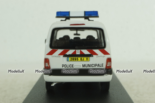 Citroën Berlingo Police Municipale 2004, white, 155725, Norev 1:43