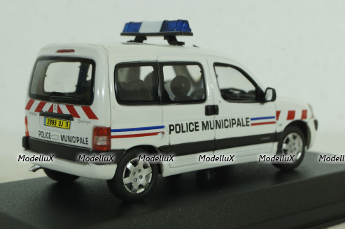 Citroën Berlingo Police Municipale 2004, white, 155725, Norev 1:43
