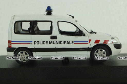 Citroën Berlingo Police Municipale 2004, white, 155725, Norev 1:43