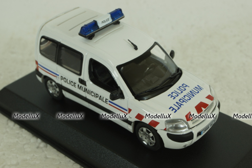 Citroën Berlingo Police Municipale 2004, white, 155725, Norev 1:43