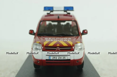 Citroën Berlingo Firefighters (Medical Assistance) 2004, red, 155722, Norev 1:43