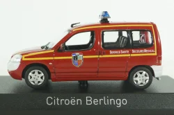 Citroën Berlingo Firefighters (Medical Assistance) 2004, red, 155722, Norev 1:43