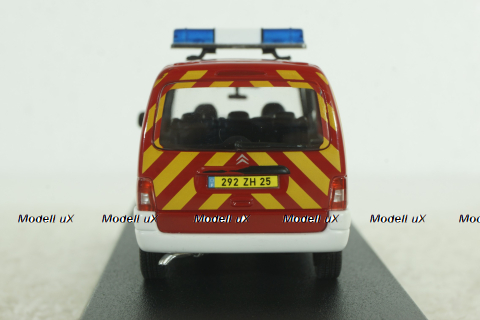 Citroën Berlingo Firefighters (Medical Assistance) 2004, red, 155722, Norev 1:43