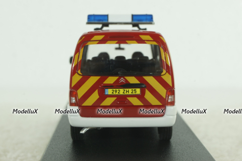 Citroën Berlingo Firefighters (Medical Assistance) 2004, red, 155722, Norev 1:43