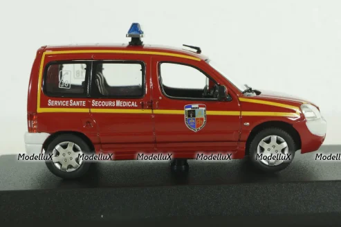 Citroën Berlingo Firefighters (Medical Assistance) 2004, red, 155722, Norev 1:43