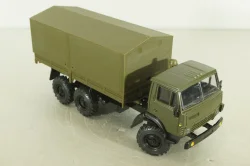 Камаз-43105 с тентом, поворотный мост, хаки, Элекон 1:43