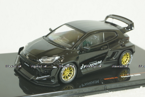 Toyota Pandem GR Yaris, black, MOC340, IXO 1:43